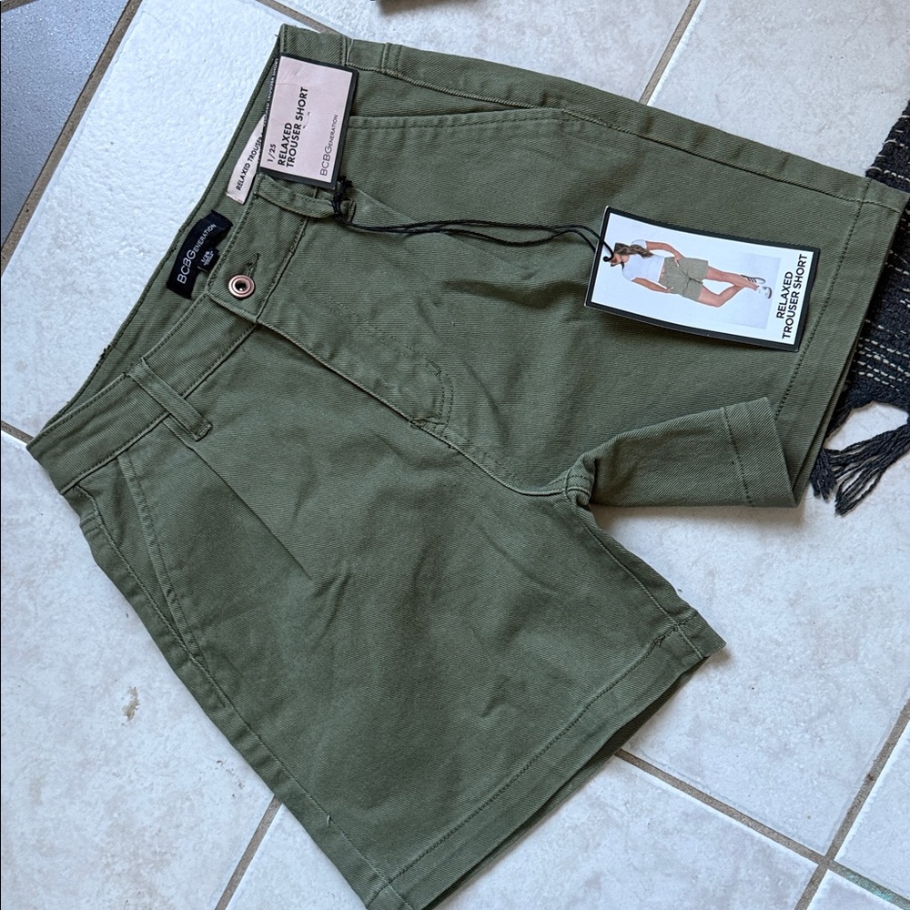 BCBG Women's Olive Jean Shorts